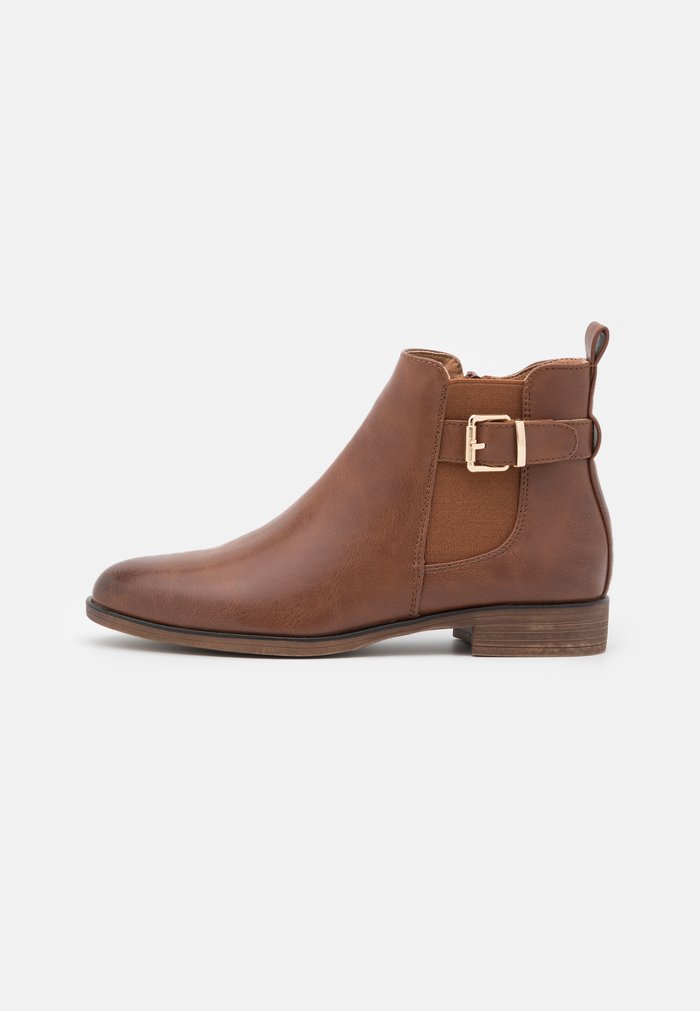 Bottines Anna Field COMFORT Plates Zip UP Marron Femme | FBX-8106884